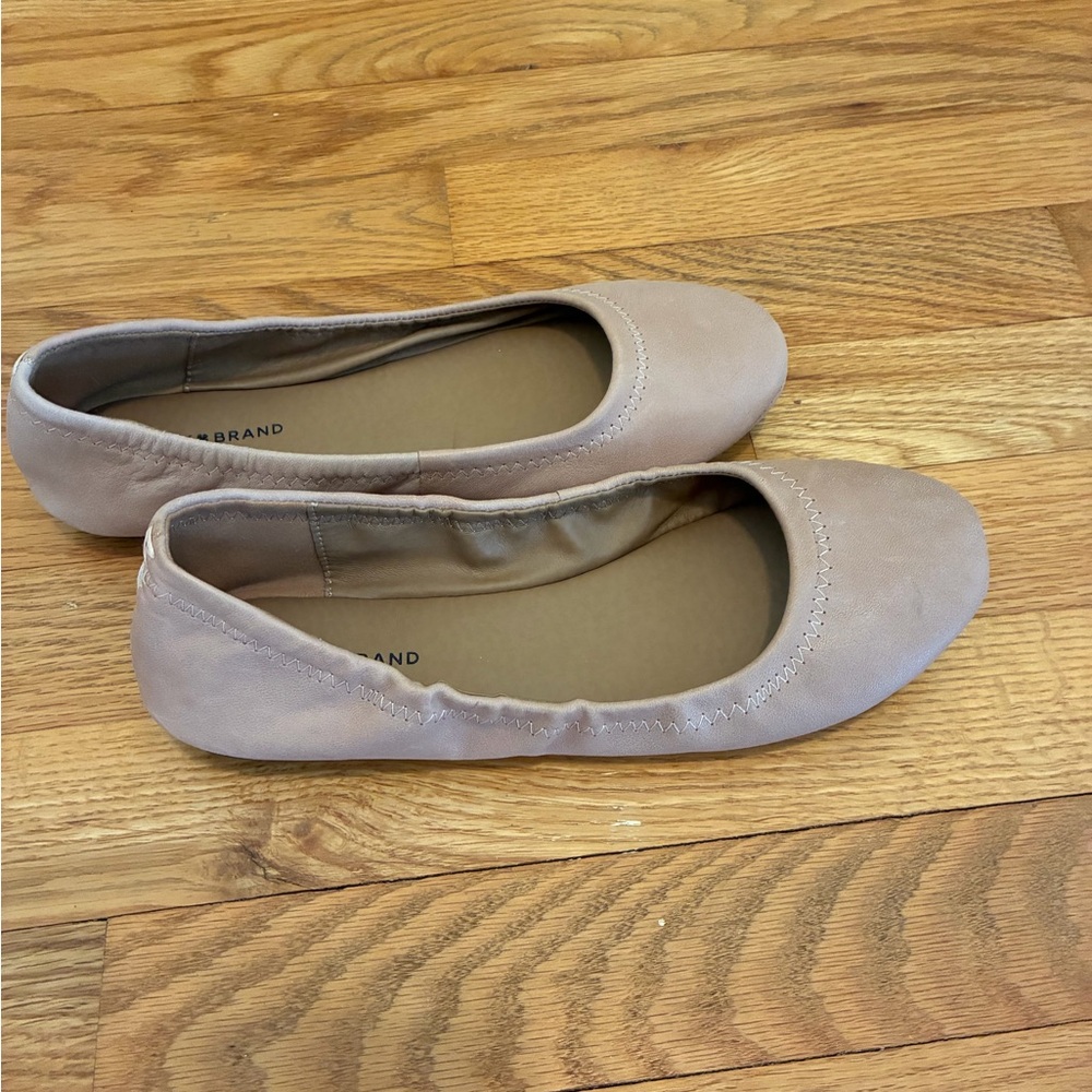 Lucky Brand Women's Ballet Flats in Blush Taupe